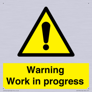 Warning Work in progress